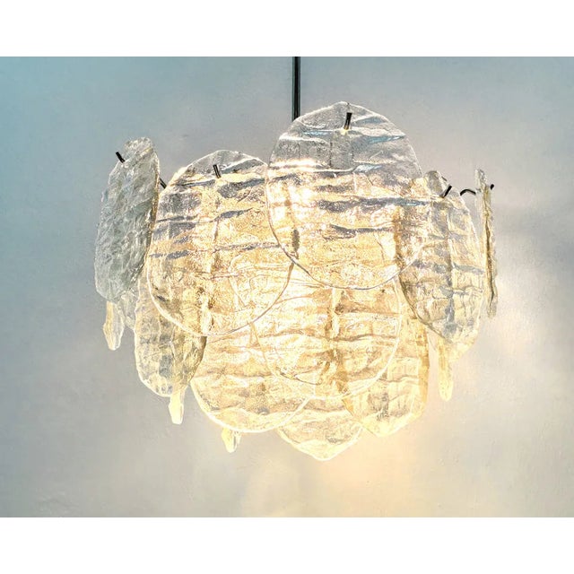 Leaf Chandelier by J.T. Kalmar, 1960s For Sale - Image 12 of 13