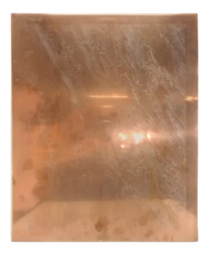 Copper Topographical Map Printing Plate of Winchester, Va