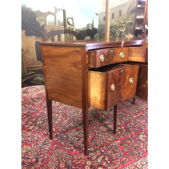 Antique Federal Sideboard, Period Sideboard, Baltimore Buffet For Sale - Image 15 of 18