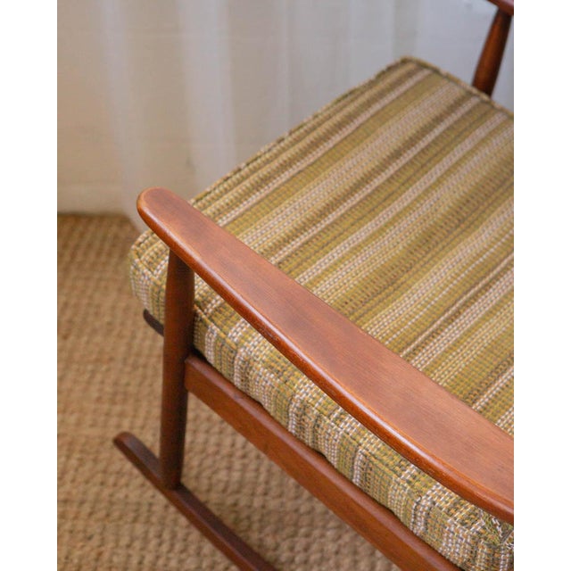 1960s Danish Modern Rocking Chair in the Style of Edmund Spence For Sale - Image 13 of 14
