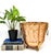 Stunning late 20th century copper planter featuring richly embossed scrolling foliage against a textured background. A...