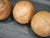 Tan Czech Leather Medicine Balls, 1950s, Set of 3 For Sale - Image 8 of 10