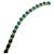 Metal 15 Carat Natural Emerald & 2.2 Carat Diamond Tennis Bracelet 14 Kt Yellow Gold For Sale - Image 7 of 8