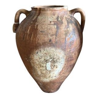 Antique Turkish Pot, Brown For Sale