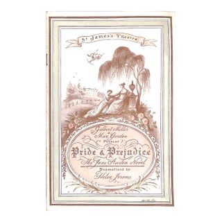 Gilbert Miller & Max Gordon Present "Pride & Prejudice", the Jane Austen Novel For Sale
