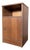 Mid-Century American Teak Bedside Cabinet with Open Shelf For Sale