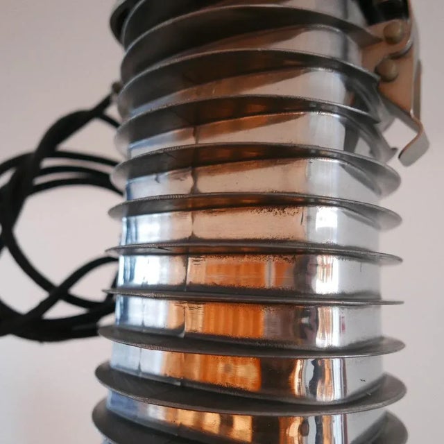 Mid-Century Dutch Industrial Pendant Lamps from Philips, Set of 2 For Sale - Image 4 of 8