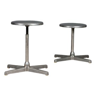 Vintage Stools in Metal, 1960s For Sale