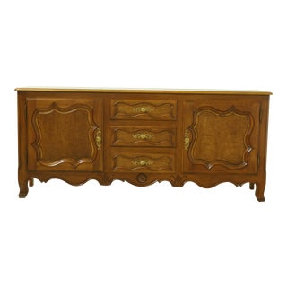 Baker Milling Road Walnut French Style Sideboard For Sale