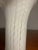 Glass 1980s Large Murano Lily Vase in White and Clear, Unmarked For Sale - Image 7 of 7