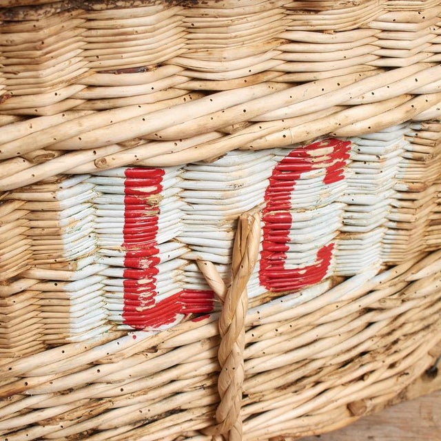Champagne Harvest Log Basket, 1920s For Sale - Image 3 of 8
