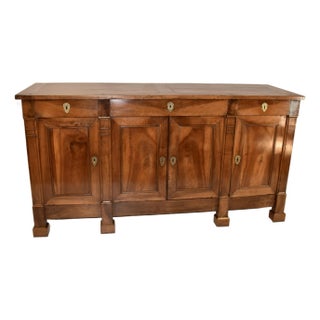 18th Century French Directoire Enfilade Made From Walnut For Sale