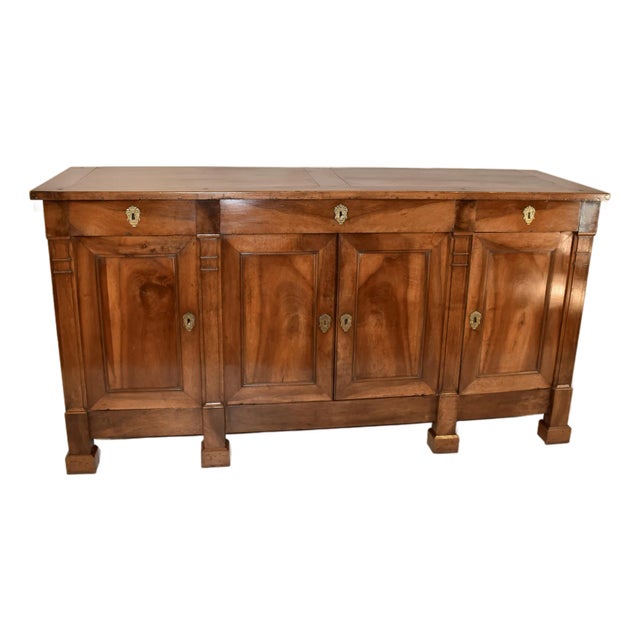 18th Century French Directoire Enfilade Made From Walnut For Sale