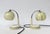 A couple of elegant and very rare bedside lights, so -called key light, designed by marianne brandt, manufactured by...