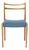 Mid-Century Modern Dining Chair in Beech with Blue Upholstered Seat by Lübke , Germany 1970s For Sale