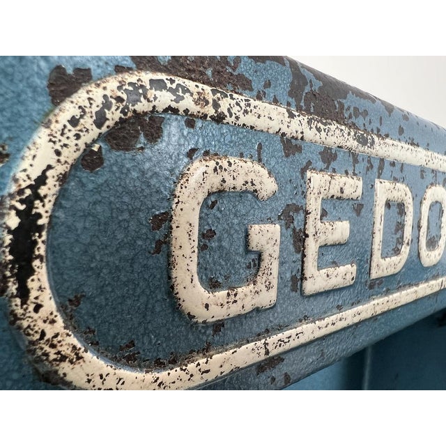 Vintage Industrial Metal Wall Mounted Tool Storage Cabinet, 1950s For Sale - Image 8 of 14