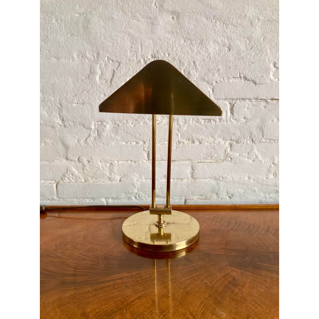 Ministerial Brass Lamp, 1970s For Sale - Image 11 of 18