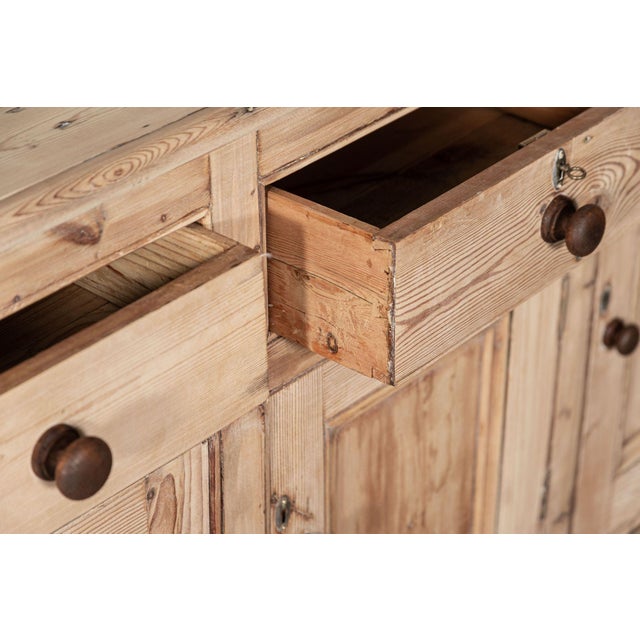 English Pine Dresser Base, 1890 For Sale - Image 10 of 17