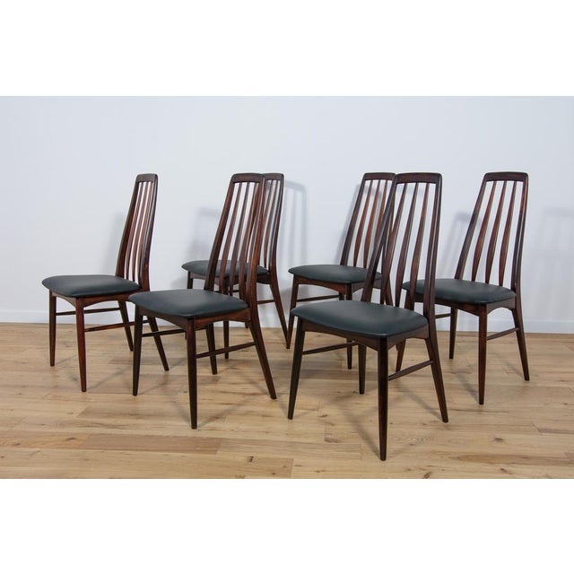 Black Model Eva Dining Chairs by Niels Koefoed for Koefoed Hornslet, 1960s, Set of 6 For Sale - Image 8 of 18