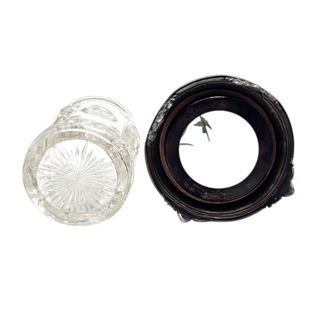 Late 19th Century Rockford Silver Plate Figural Bird Pickle Castor With Cut Glass Jar For Sale - Image 18 of 18