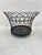 Metal Vintage Black Wire Cachepot For Sale - Image 7 of 7