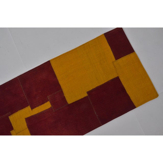 1960s Oushak Anatolian Wool Kilim Runner For Sale In Phoenix - Image 6 of 9