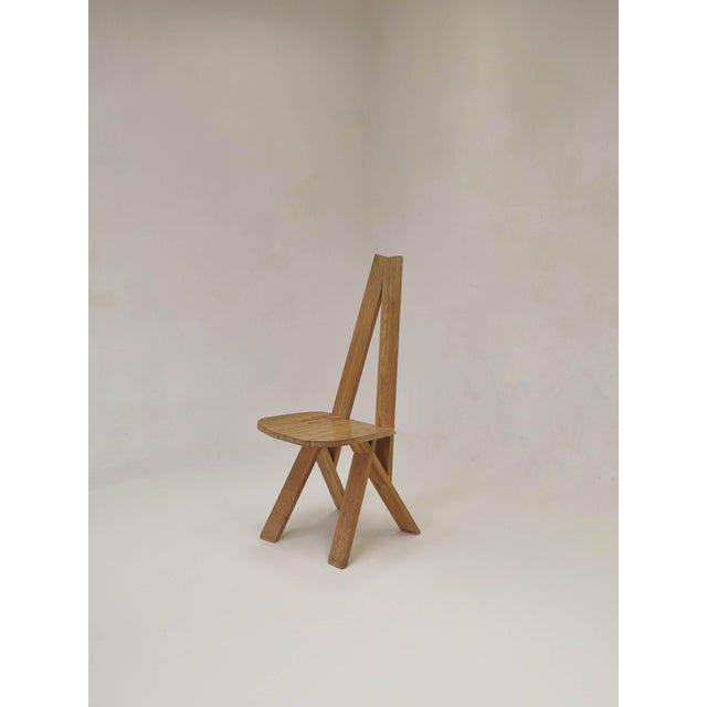Model S45 Chlacc Wood Chair by Pierre Chapo, 1979 For Sale - Image 15 of 18
