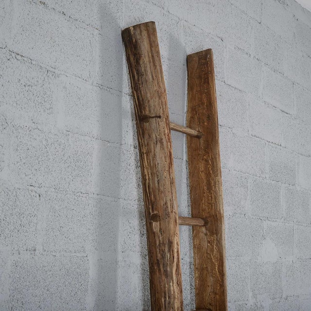 Antique 20th Century Wooden Ladder, Italy For Sale - Image 9 of 18