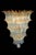 Italian Murano Glass Palmette Leaves Chandelier, 1980s For Sale - Image 12 of 18