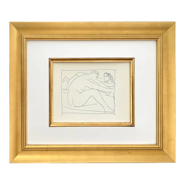 1970s Picasso 25 Two Female Nudes Framed For Sale