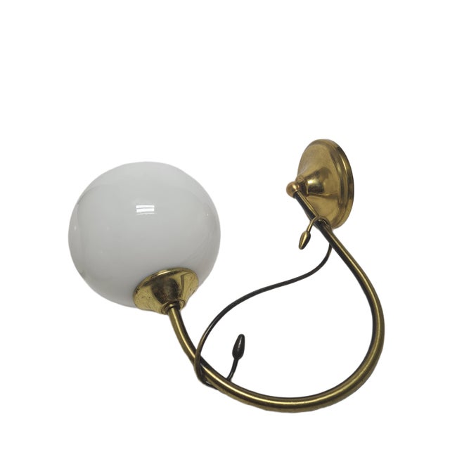 Vintage Art Deco Wall Lamp, Poland, 1950s For Sale - Image 10 of 11