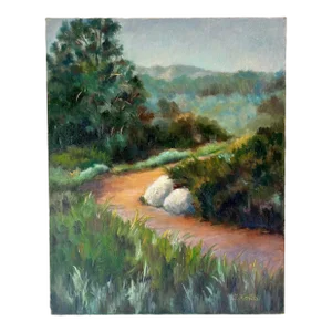 "Verdugo Path" by Trish Kertes Oil Painting on Linen
