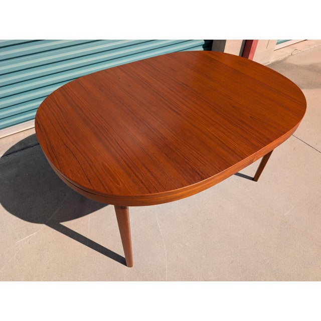 Mid Century Modern Expandable Teak Dining Table by Skaraborgs, C1960s For Sale - Image 9 of 15