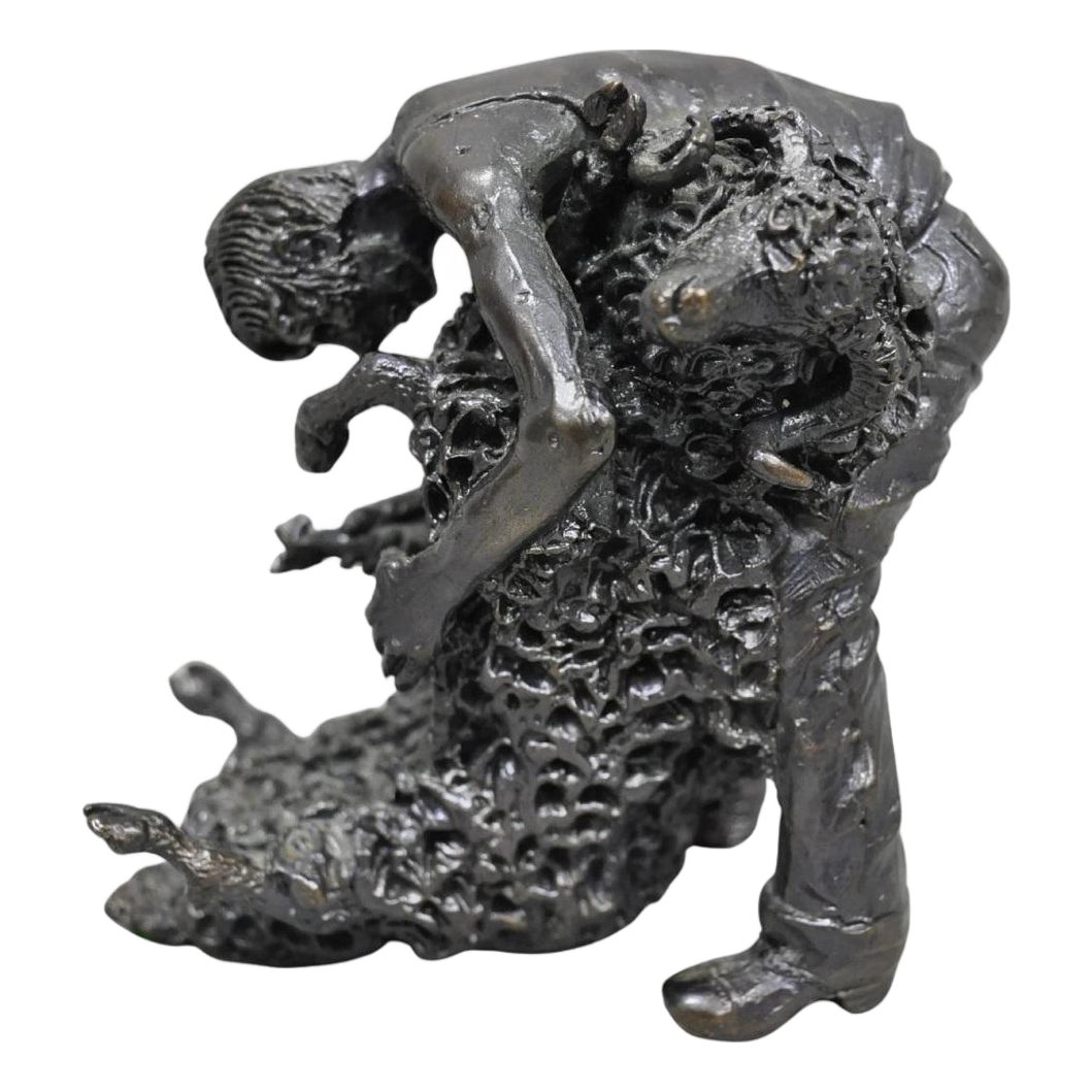 Eddie Hackman the Shearer Bronze Figure Limited Edition 1986 Australian ...