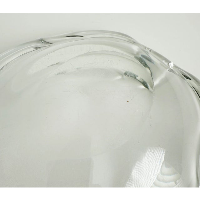 Large French Crystal Vide-Poche, 1960's For Sale - Image 9 of 10