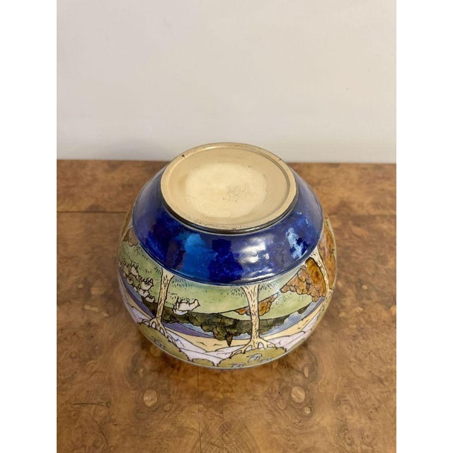 Vintage Stoneware Jardiniere from Royal Doulton, 1920 For Sale - Image 6 of 7