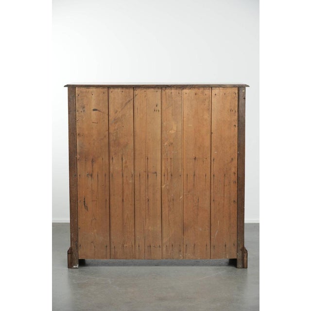 Antique Mid-19th Century English Oak Bookcase For Sale - Image 3 of 12