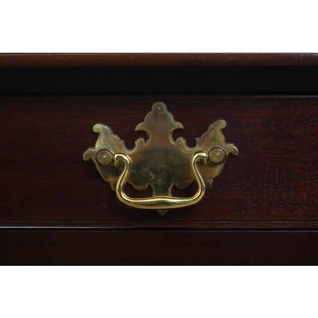 Kittinger Colonial Williamsburg 1 Drawer Mahogany Table For Sale - Image 9 of 18