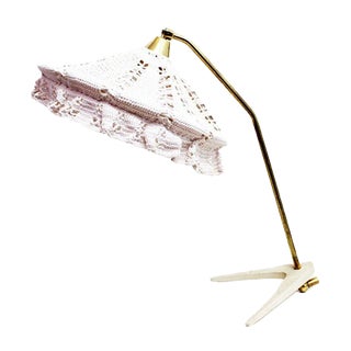 Mid-Century Crows Foot Table Lamp For Sale