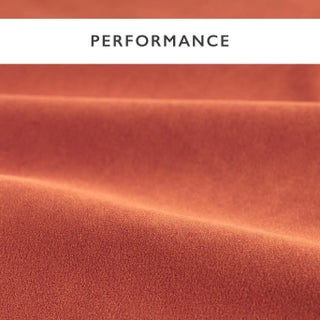 Harlequin Performance Velvets Fabric in Rust - a Sample For Sale