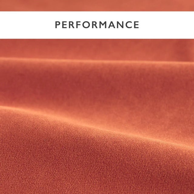 Harlequin Performance Velvets Fabric in Rust - a Sample For Sale