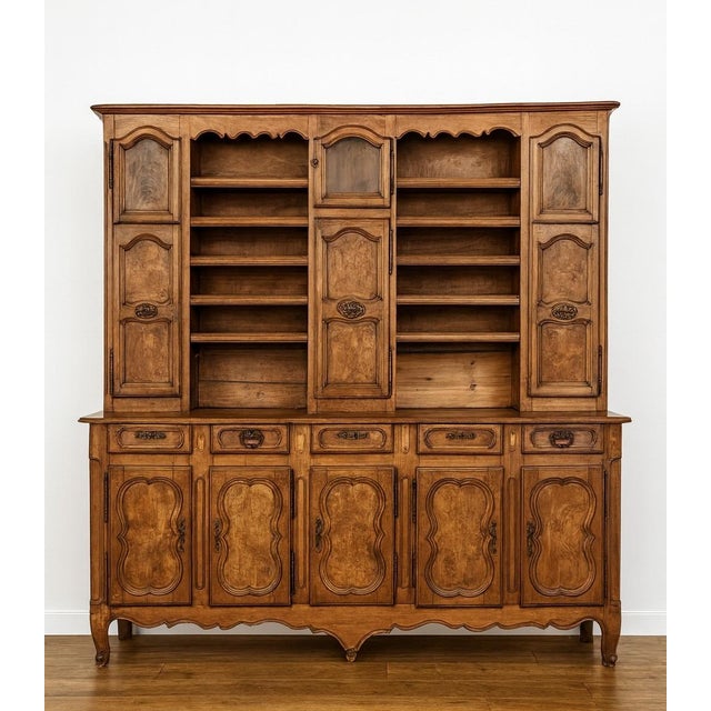 Louis XV Walnut and Elm Cabinet For Sale - Image 9 of 9