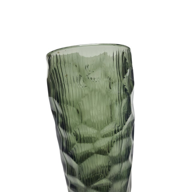 Oculus New Look Vase attributed to Jan Sylwester Drost for Ząbkowice Glassworks, 1970s For Sale - Image 4 of 17