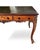 French Louis XV Style Carved Walnut Partners Desk With Leather Top. For Sale - Image 15 of 16
