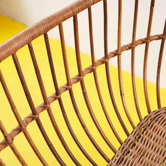 Vintage Bamboo Bed, 1960s For Sale - Image 6 of 8