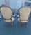 Victorian Coordinated Pair of Victorian-Style Carved Wood Parlor Armchairs For Sale - Image 3 of 3