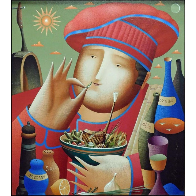 "Enchanted Journey" (framed) by Anton Arkhipov Original Limited Edition Giclee on Canvas Image Size : 20" x 18" Framed...