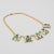 Limoges France White Enamel and Pate De Verre Link Necklace For Sale In Atlanta - Image 6 of 11