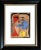 Artist: Pablo Picasso Country: Spain Title: Large red, blue & yellow Head Medium: Linocut in colors Paper Size: Vellum...