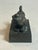 Antique 19th Century French Inkwell Top Lid Lion Dog Bronze Figurine For Sale In Orlando - Image 6 of 12